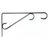 6" x 9" Black Metal Indoor/Outdoor All Purpose Shelf and Planter Bracket