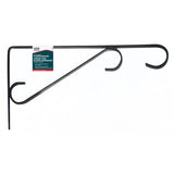 6" x 9" Black Metal Indoor/Outdoor All Purpose Shelf and Planter Bracket