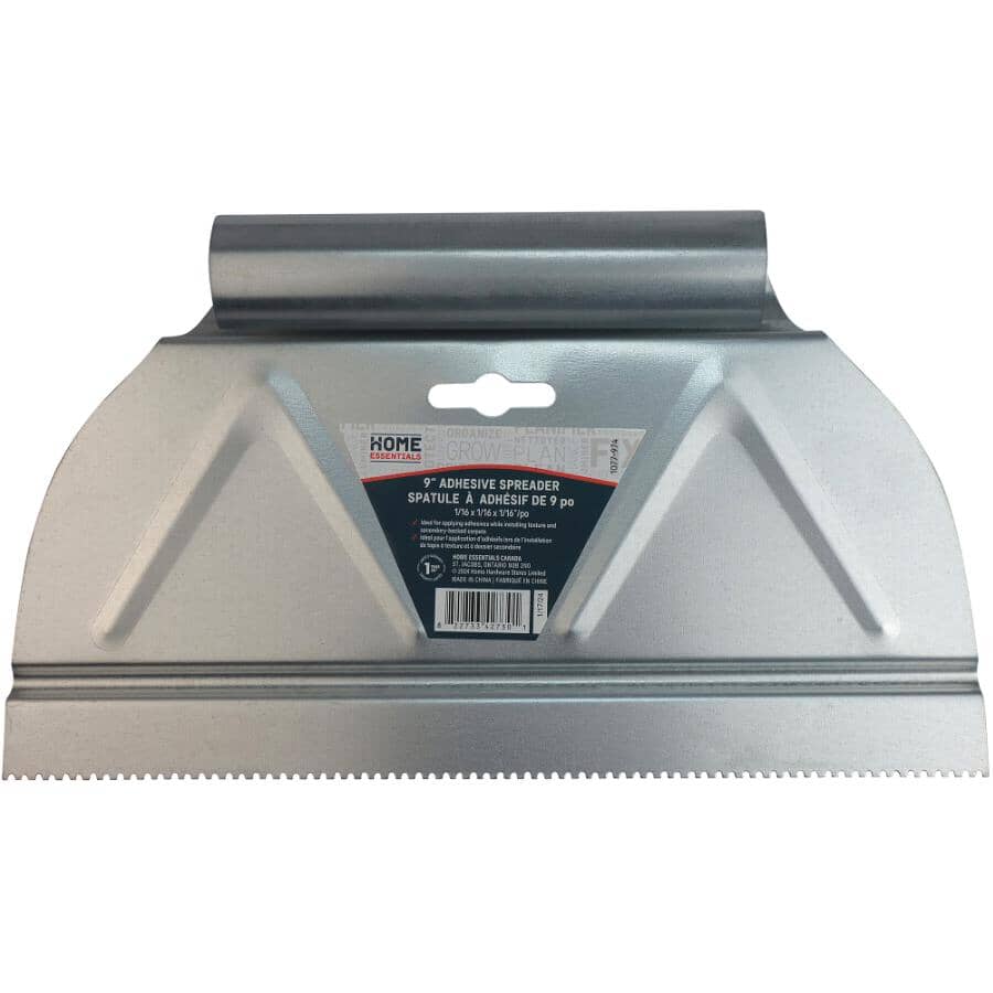 9" U-Notched Spreader