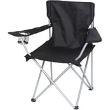 Black Adult Folding Camping Chair