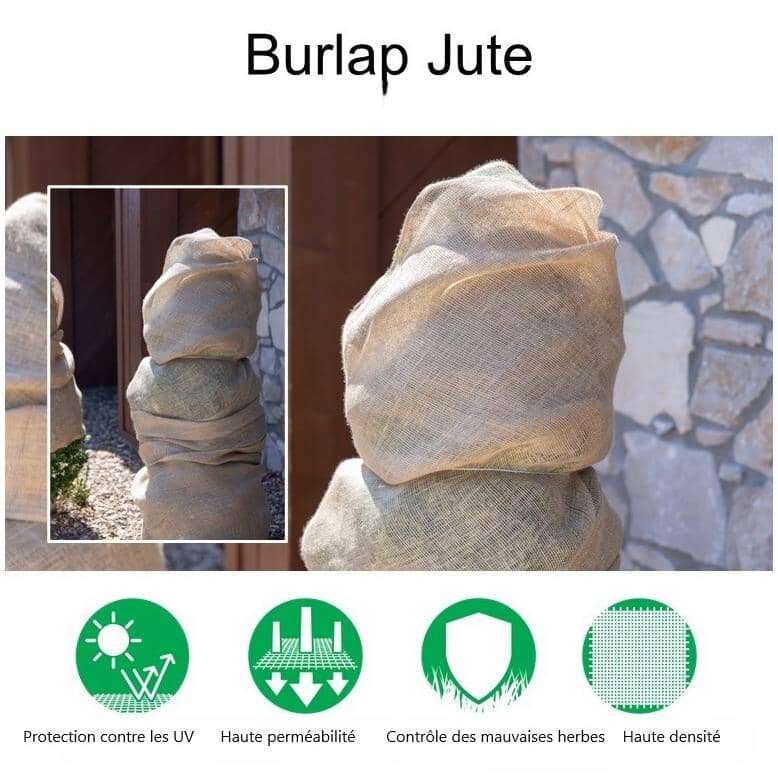 Burlap Wrap for Evergreens & Shrubs, 1 m x 9.1 m