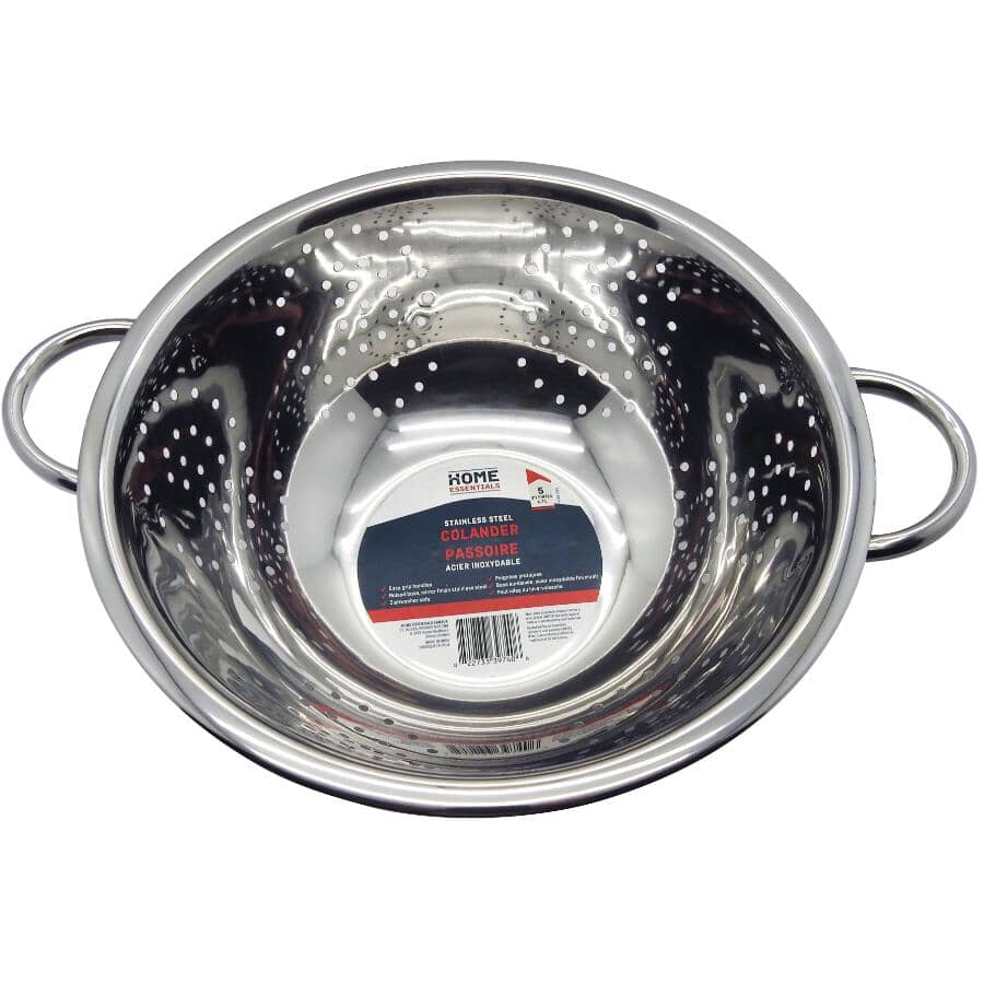 Deep Stainless Steel Colander - 8 Qt