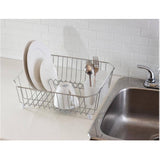 Dish Drainer - Chrome, 12.4" x 13.8"