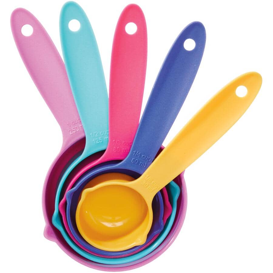 Plastic Measuring Cup Set - 5 Piece