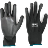 Polyurethane Coated Work Gloves - Medium, 6 Pairs