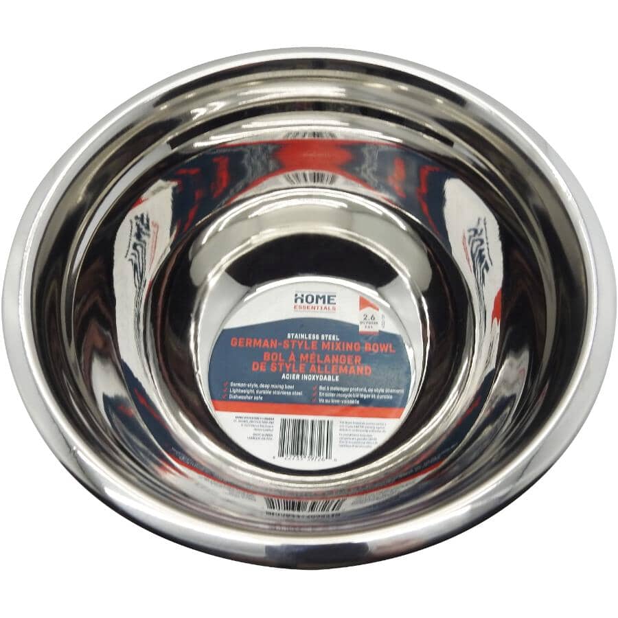 Stainless Steel Deep Mixing Bowl - 3 Qt