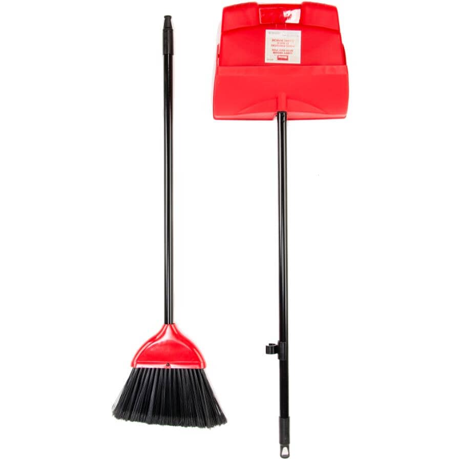 Lobby Dust Pan and Broom