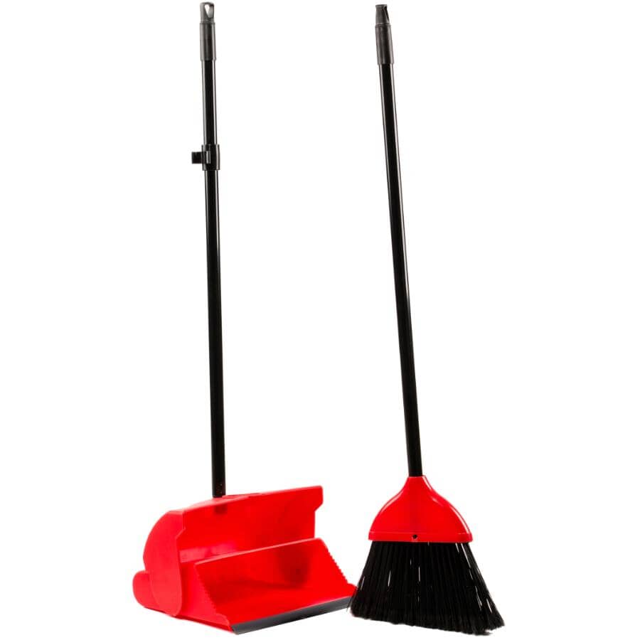 Lobby Dust Pan and Broom