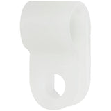 100 Pack 1/4" Natural Nylon Cable Clamps