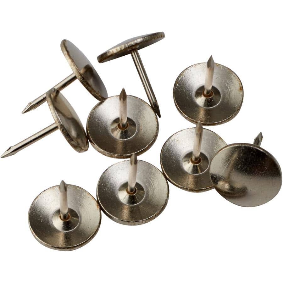 45 Pack #4 x 3/8" Nickel Thumb Tacks