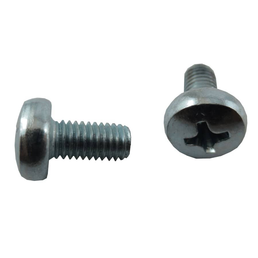 5 Pack M5 x 10mm Zinc Plated Pan Head Machine Screws