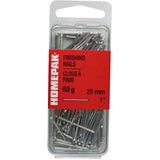 50g 1" x 17 Ga. 25mm Finishing Nails