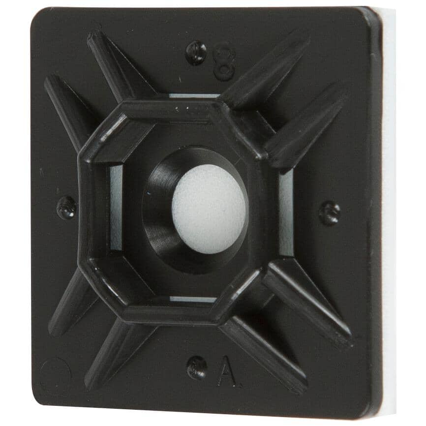 6 Pack Black Rubber Cable Bases