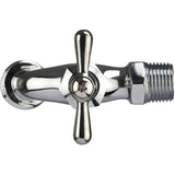 1/2" Brass Bibb Faucet - Chrome