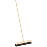 18" All Purpose Push Broom - with 54" Handle