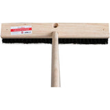 18" Stiff Push Broom - with 54" Handle