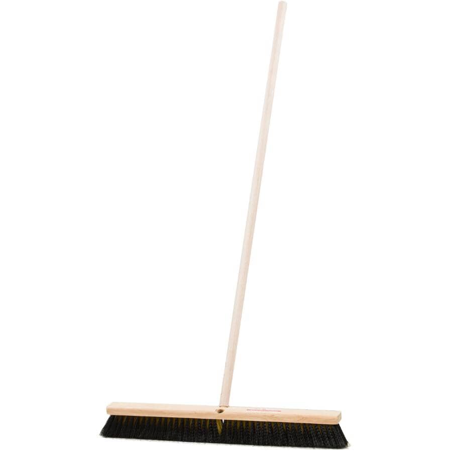 24" All Purpose Push Broom - with 54" Handle