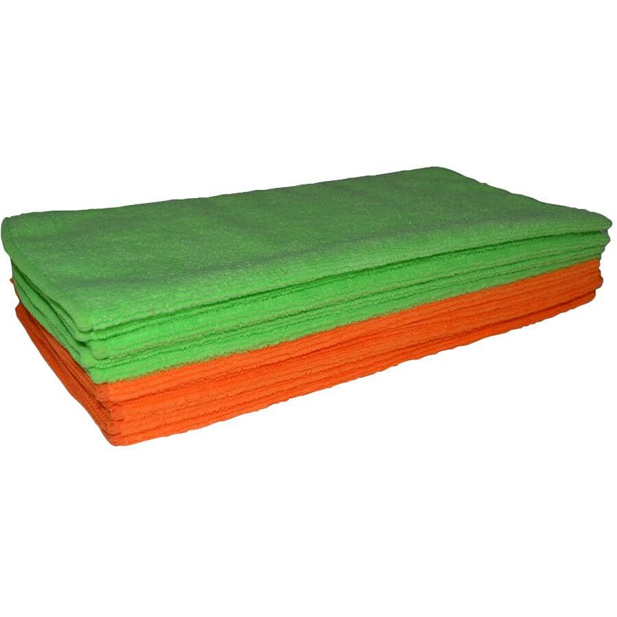 Wet Or Dry Microfibre Cloths - 10 Pack