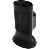 1500W Digital Ceramic Compact Tower Heater - Black