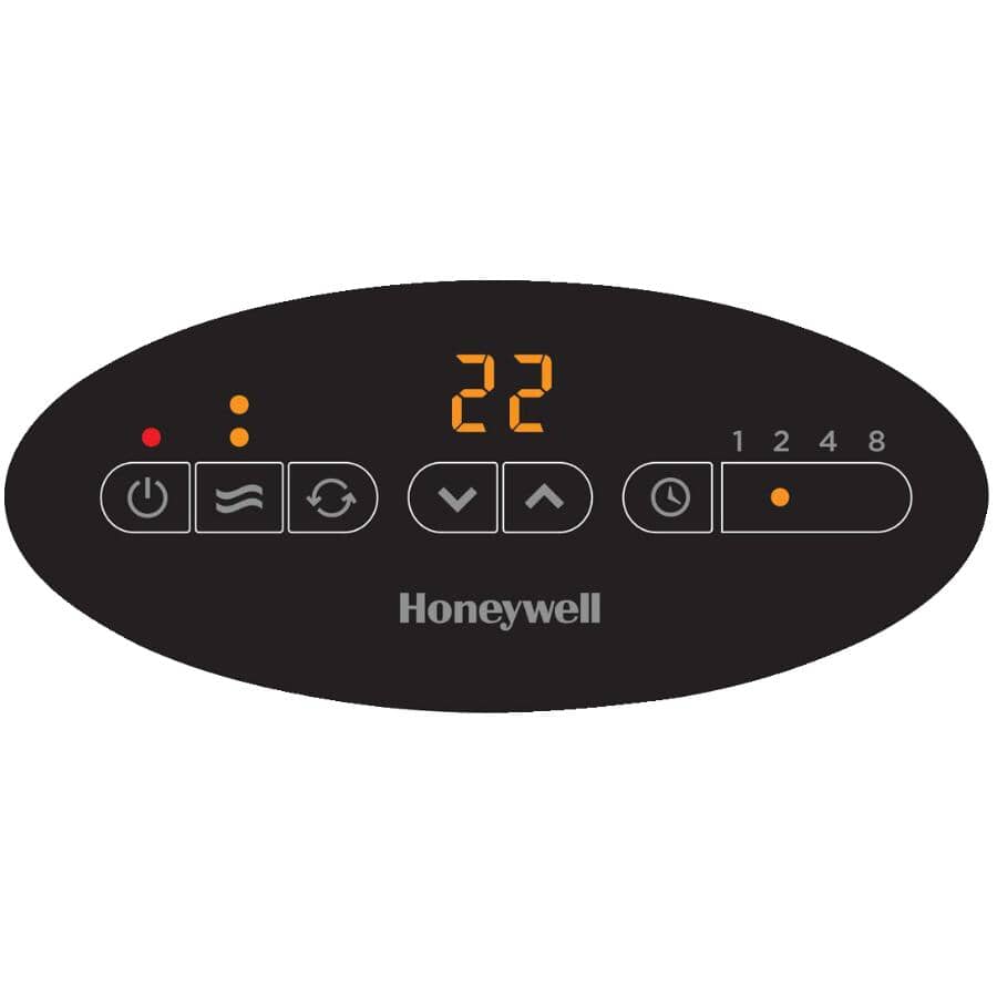 750W - 1500W Slim Ceramic Tower Heater - Black