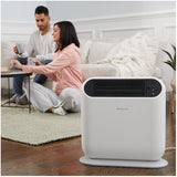 750W / 1500W ThermaWave Ceramic Tower Heater - White