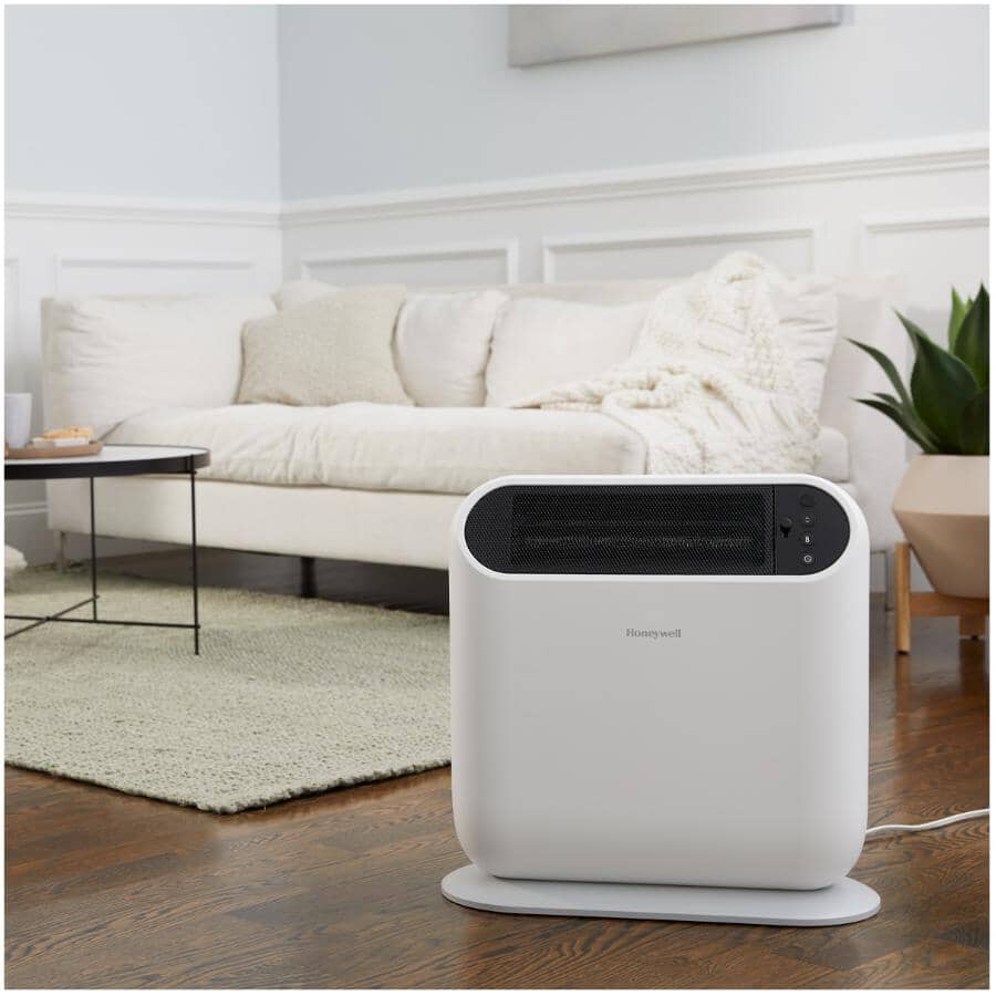 750W / 1500W ThermaWave Ceramic Tower Heater - White