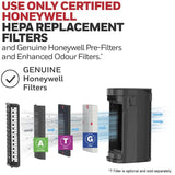 True HEPA Compact Tower Air Purifier with Allergen Remover - 100 sq. ft., Black