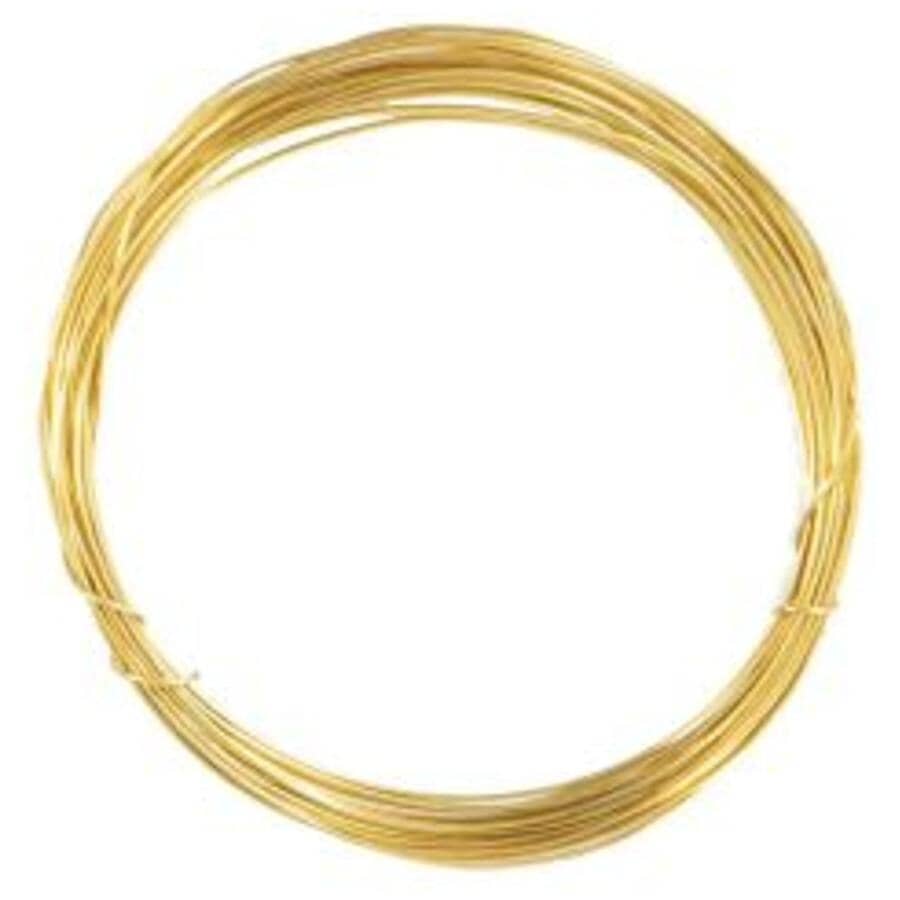 20' 22 Gauge Brass Snare Wire