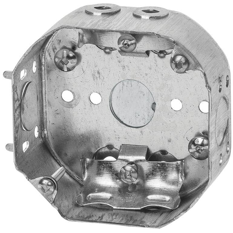 1-1/2" Octagon Electrical Wiring Boxes - 4 Pack