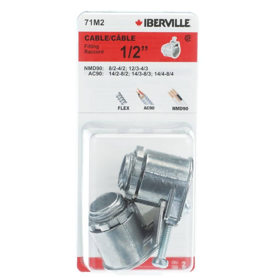 2 Pack 1/2" Saddle Connectors