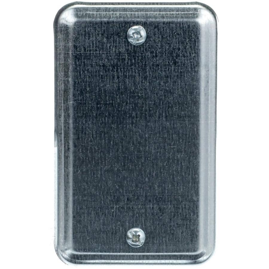 Blank Utility Box Receptacle Cover - 2.6" wide