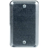 Blank Utility Box Receptacle Cover - 2.6" wide