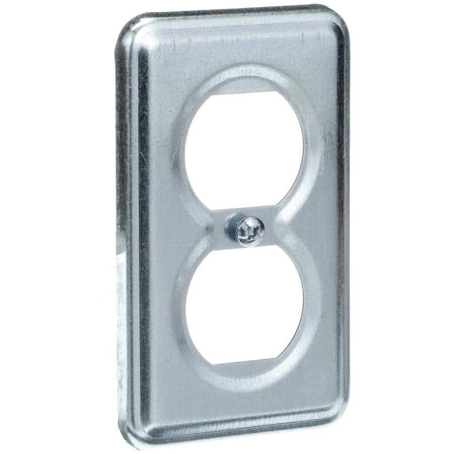 Duplex Utility Box Receptacle Plate