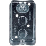 Standard Electrical Utility Boxes - with Conduit Knockouts, 4 Pack