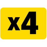 Standard Electrical Utility Boxes - with Conduit Knockouts, 4 Pack