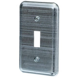 Utility Box Toggle Switch Plate - 2.6" wide
