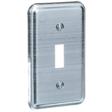 Utility Box Toggle Switch Plate - 2.6" wide