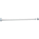 50" Adjustable White Patio Door Security Bar