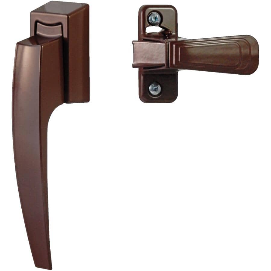 Brown Pull Screen Door Handle Set