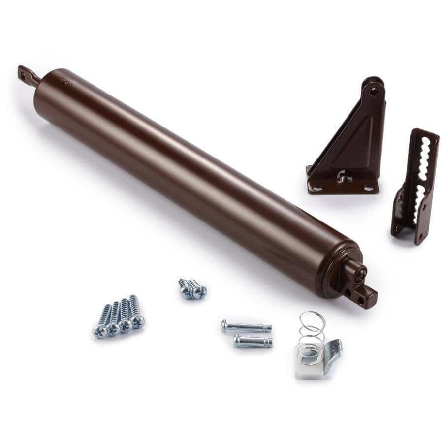 Heavy Duty Brown Aluminum Screen Door Closer