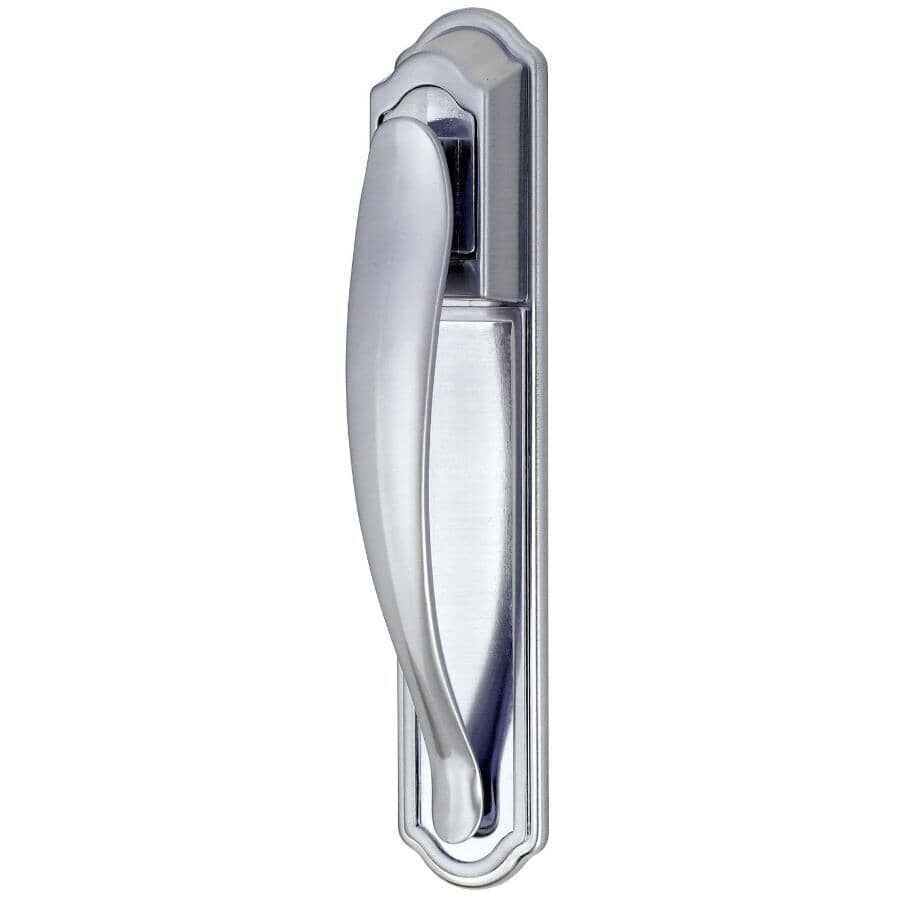 Screen Door / Storm Door Handle Set - Satin Silver