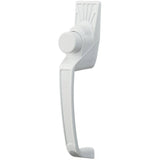 White Push Button Screen Door Handle Set