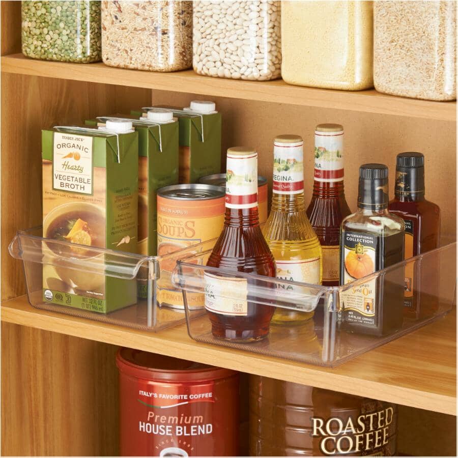 8" x 11-1/2" x 3-1/2" Clear Pantry Organizer