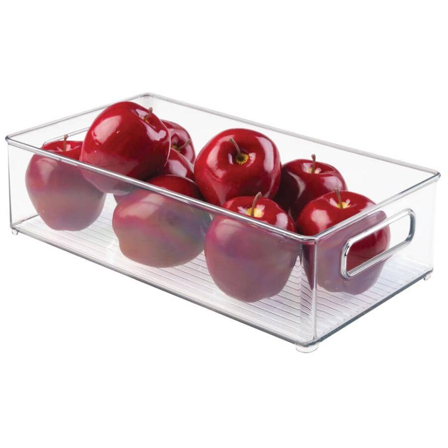 8" x 14-1/2" x 4" Clear Deep Fridge Organizer