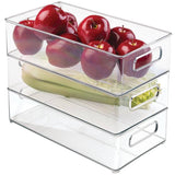 8" x 14-1/2" x 4" Clear Deep Fridge Organizer
