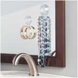 PowerLock Suction Cup Robe Hooks - Clear, 2 Pack