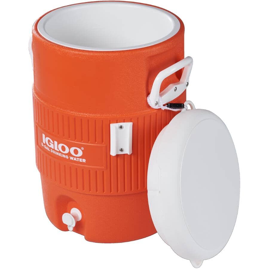 5 Gallon Orange Seat Top Jug