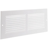 10" x 4" White Sidewall Grille