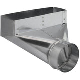 3-1/4" x 10" x 5" Angle Boot Duct