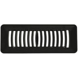 3" x 10" Black Poly Floor Register